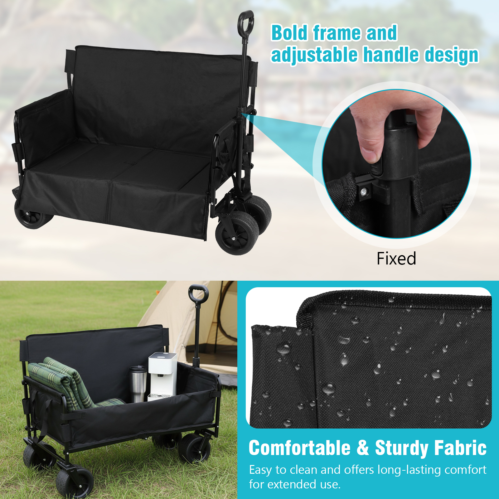 Large Capacity Collapsible Wag - Outdoor Camping Store 리뷰 및 가격