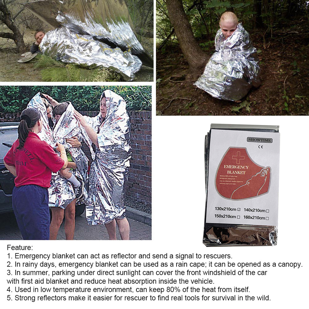 130x210cm Survival Blanket Kee - Outdoor Camping Heated Blanket 리뷰 및 가격