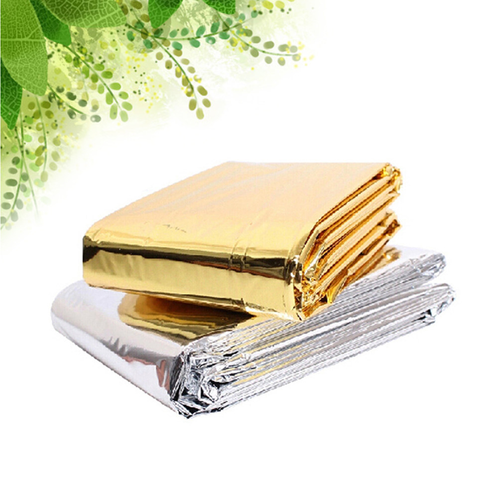 Emergency Blanket Silver Golde - Outdoor Camping Heated Blanket 리뷰 및 가격