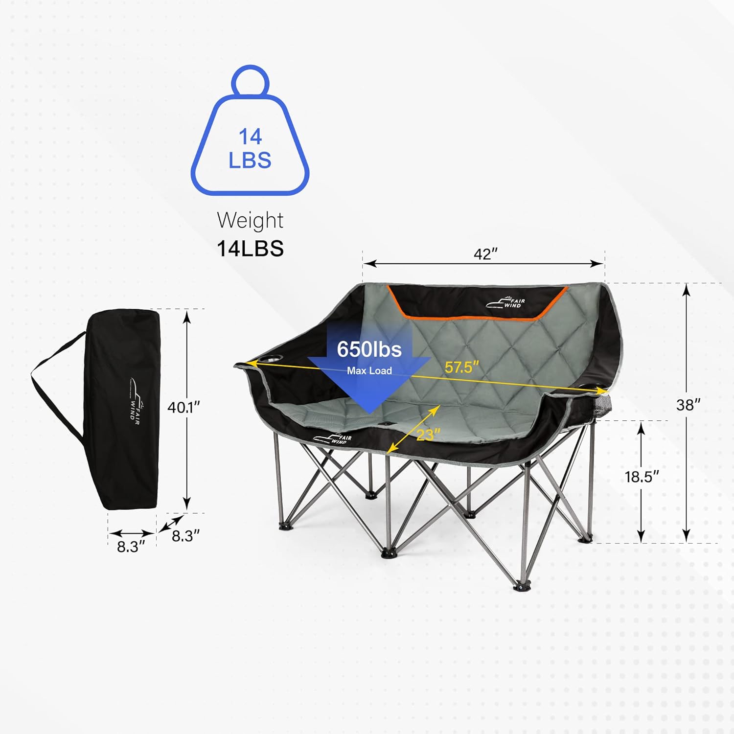 Oversized Fully Padded Camping - Camping Quad 리뷰 및 가격