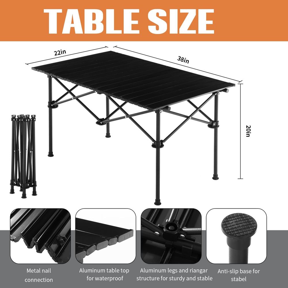 Portable Folding Camping Chair - Outdoor Camping Activities 리뷰 및 가격