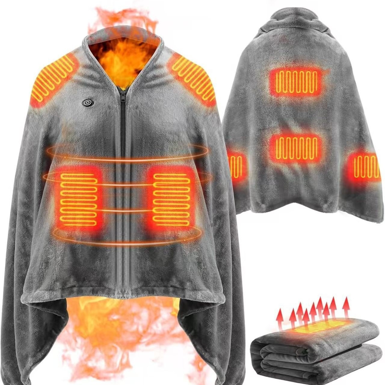2025 NewUSB Heated Shawl Blank - Outdoor Camping Heated Blanket 리뷰 및 가격