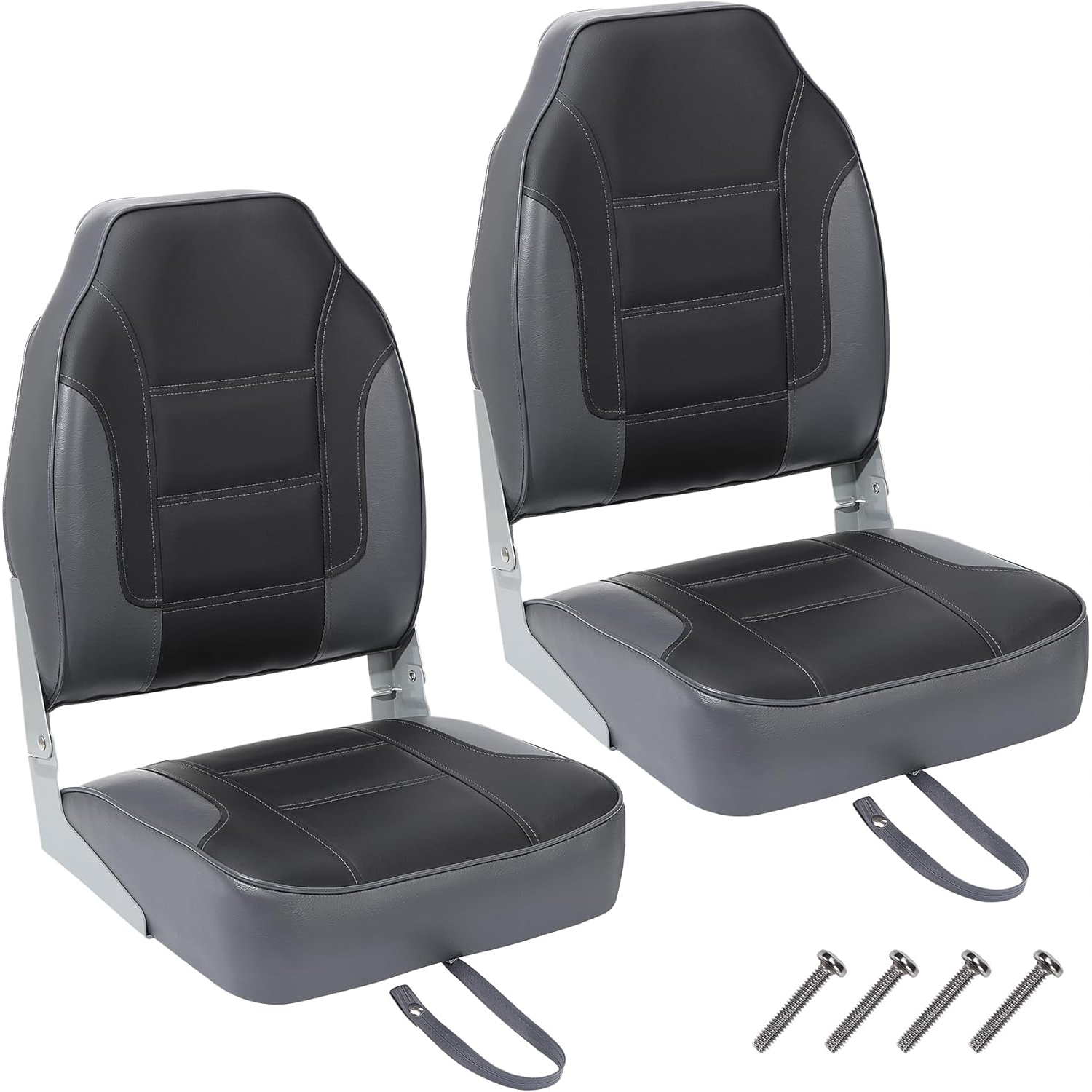2 Pack Folding Boat Seats, Hig - Folding Chair 리뷰 및 가격