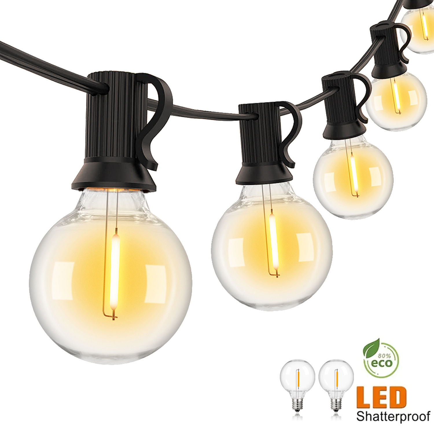 G40 Outdoor Garland String Lig - Outdoor Camping Lights String 리뷰 및 가격