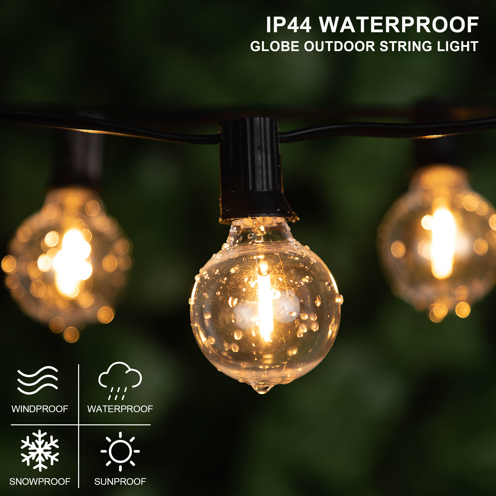 G40 Outdoor Garland String Lig - Outdoor Camping Lights String 리뷰 및 가격