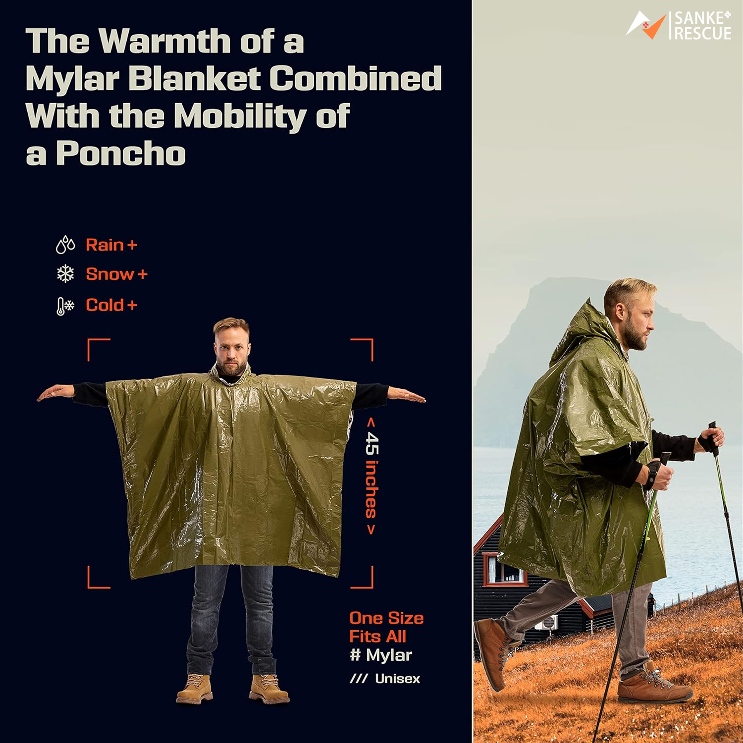 3 In 1 Outdoor Military Rainco - Camping Quad 리뷰 및 가격