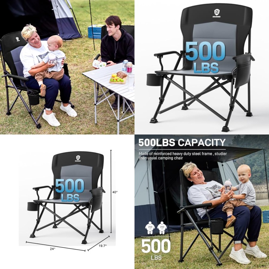 Oversized Folding Camping Chai - Camping Quad 리뷰 및 가격