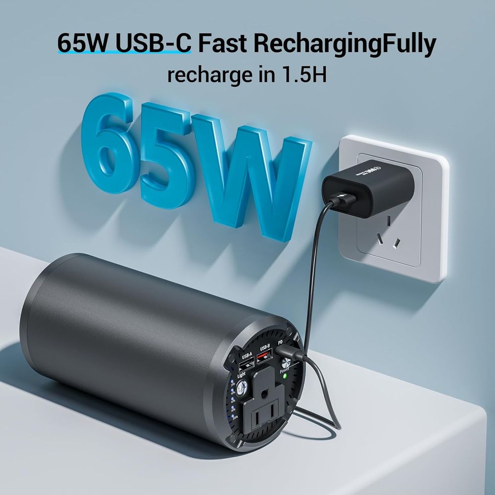 100W AC Outlet 65W PD Portable - Outdoor Camping Outlet 리뷰 및 가격