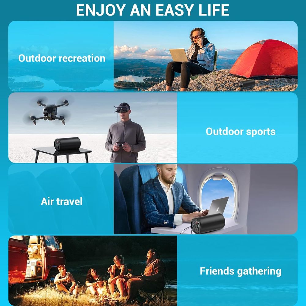 100W AC Outlet 65W PD Portable - Outdoor Camping Outlet 리뷰 및 가격