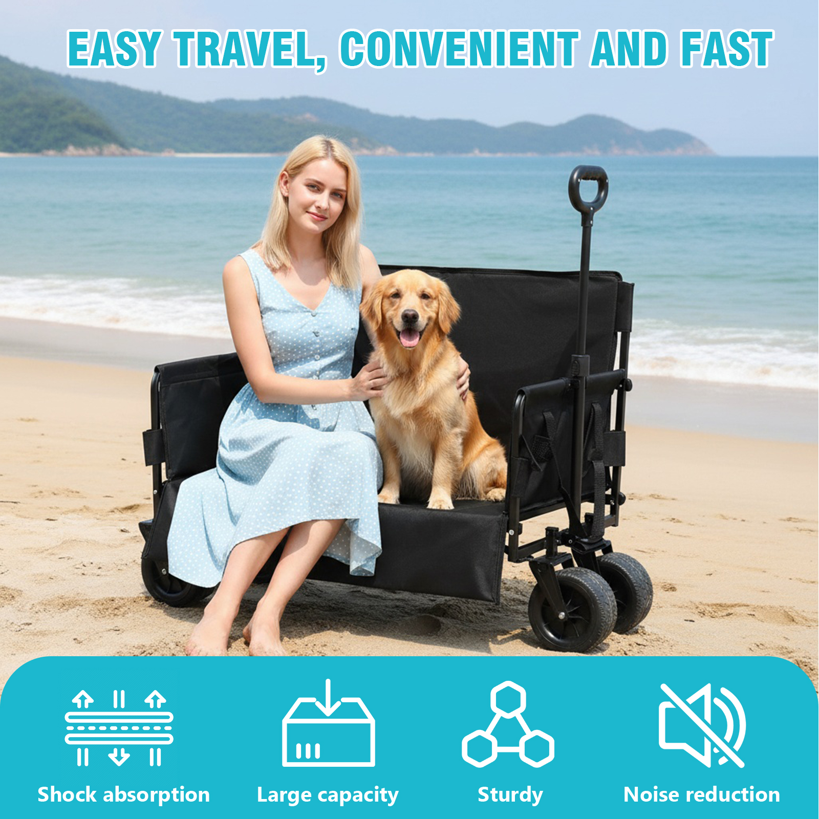 Large Capacity Collapsible Wag - Outdoor Camping Store 리뷰 및 가격