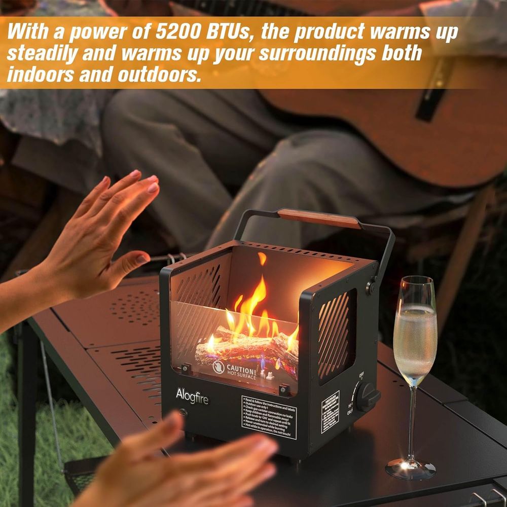 Portable 3-in-1 Gas Fire Pit,  - Outdoor Camping Gas Heater 리뷰 및 가격