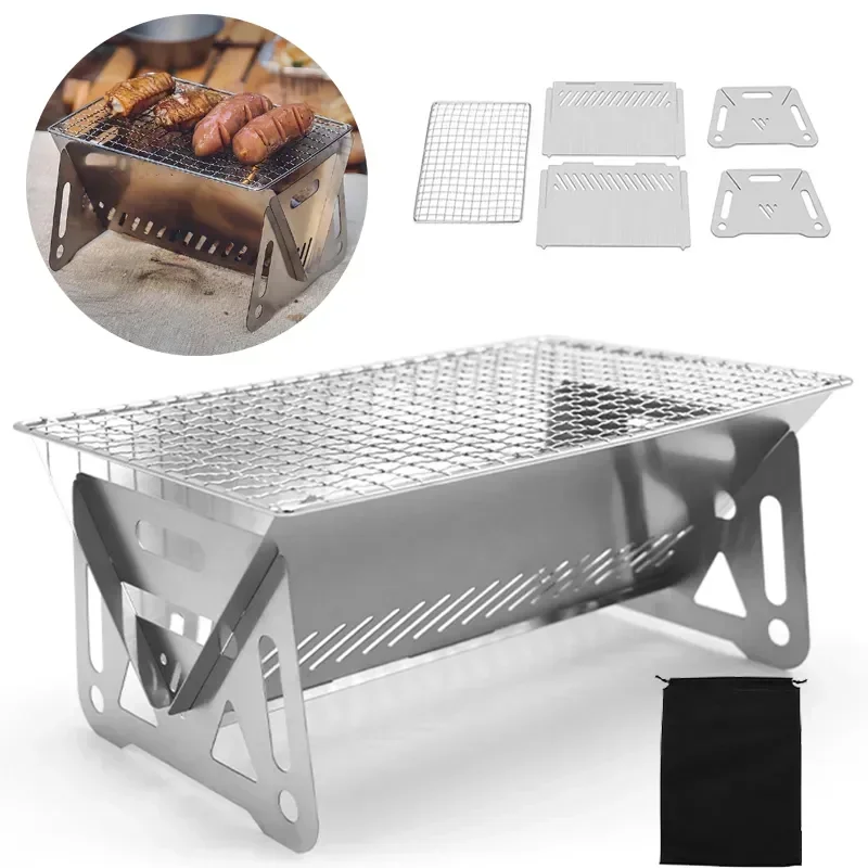 Portable Folding Barbecue Gril - Outdoor Camping Gas Heater 리뷰 및 가격