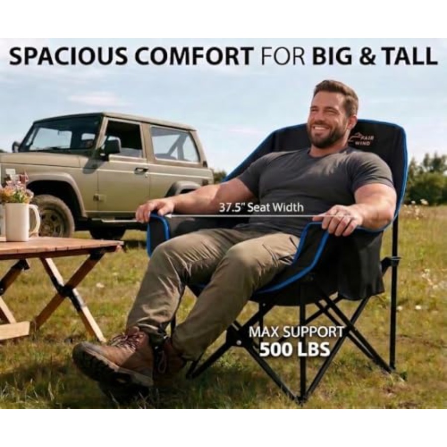 Oversized Padded Camping Chair - Camping Quad 리뷰 및 가격