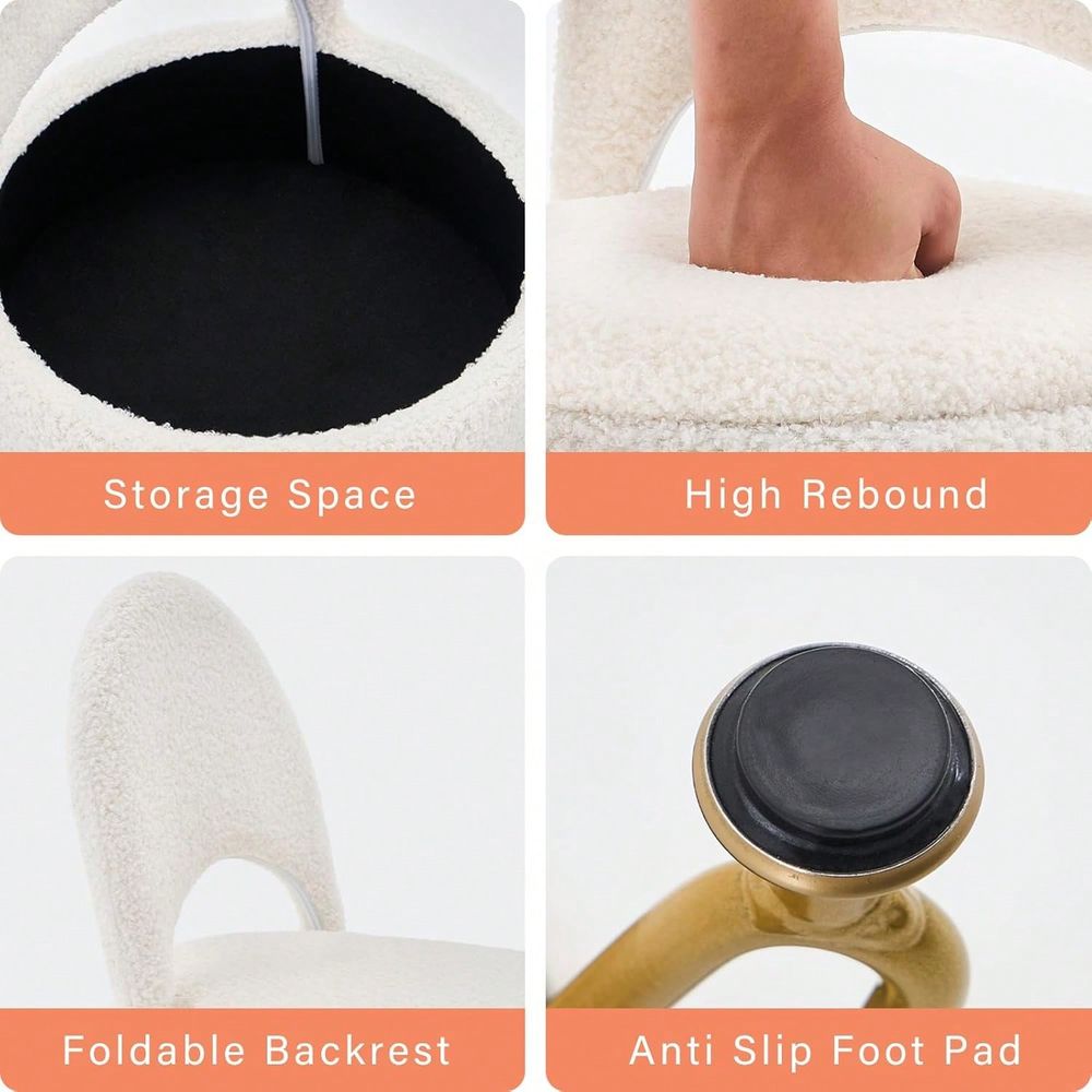 Ottoman Vanity Stool Chair Wit - Folding Chair 리뷰 및 가격