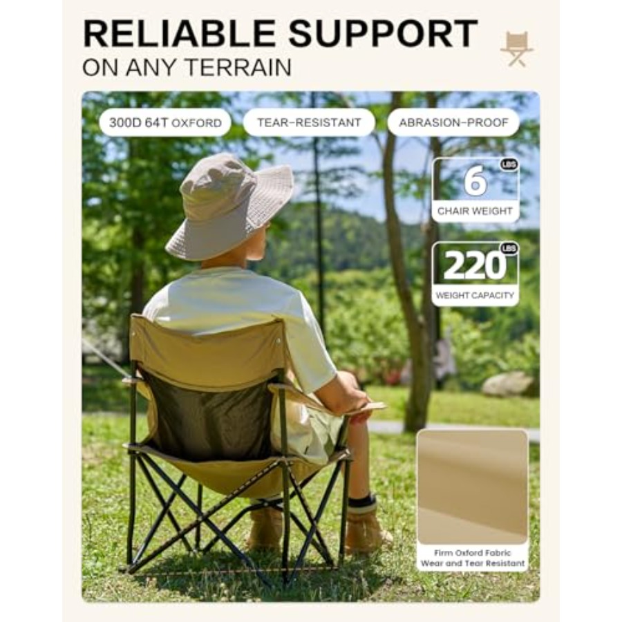 Portable Camping Chair for Adu - Camping Quad 리뷰 및 가격