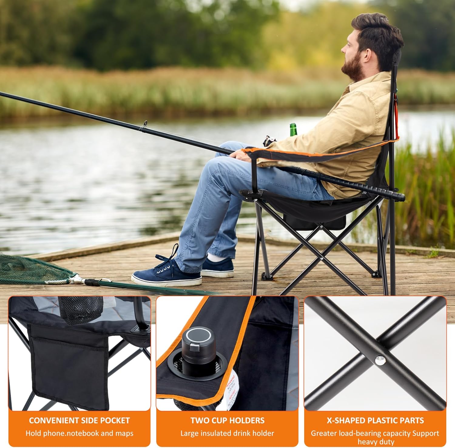 2 Pack Oversized Padded Campin - Camping Quad 리뷰 및 가격