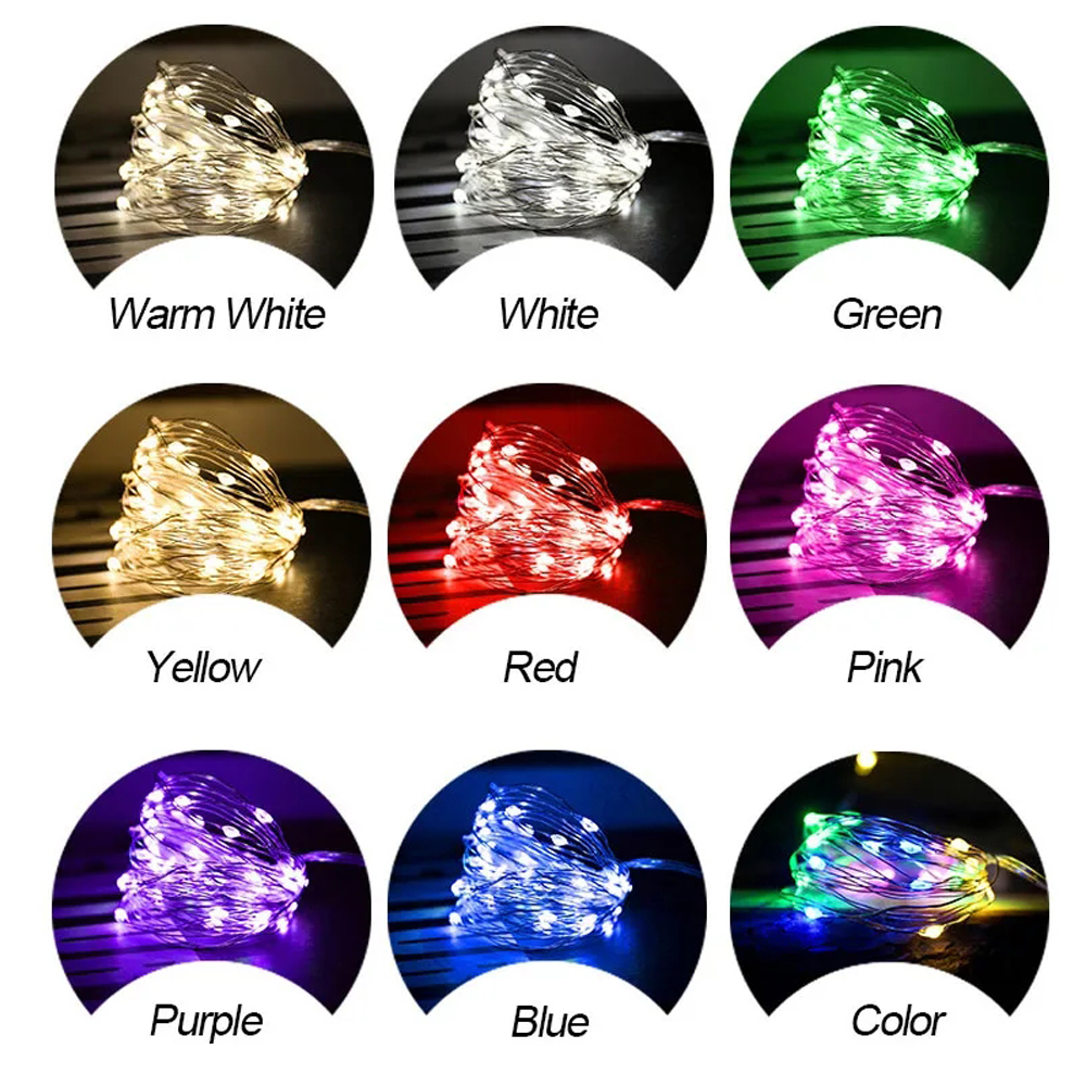 LED Fairy Lights Copper Wire W - Outdoor Camping Lights String 리뷰 및 가격