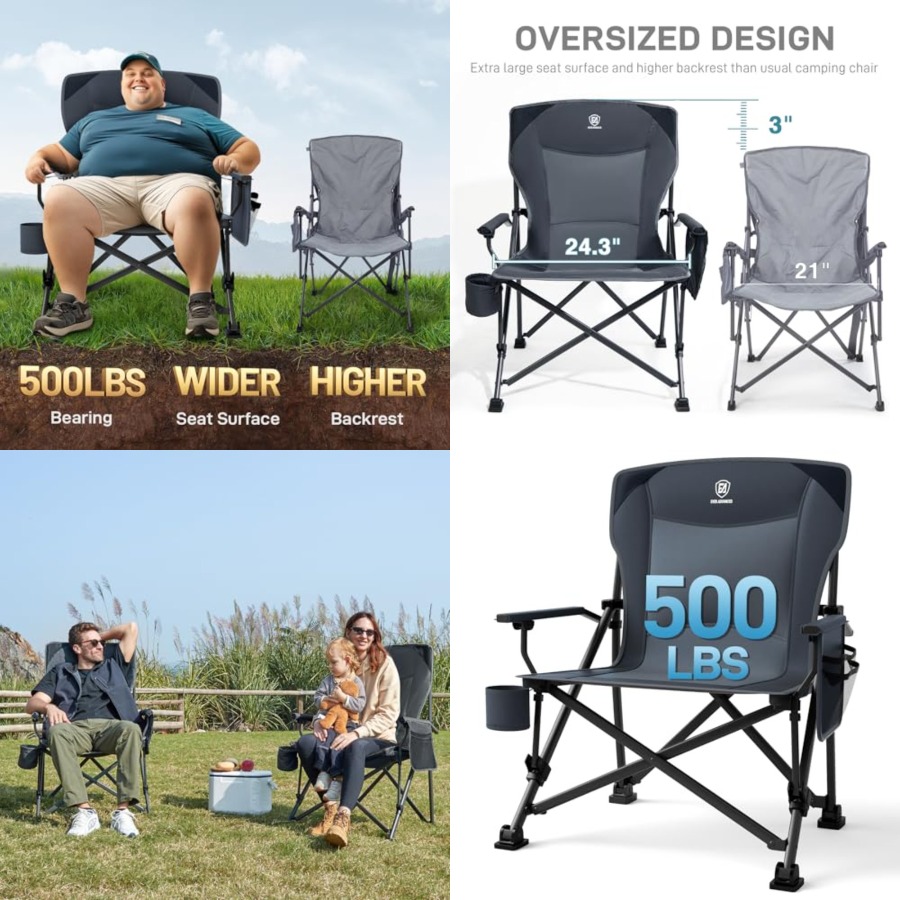 Oversized Folding Camping Chai - Camping Quad 리뷰 및 가격